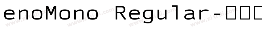 enoMono Regular字体转换